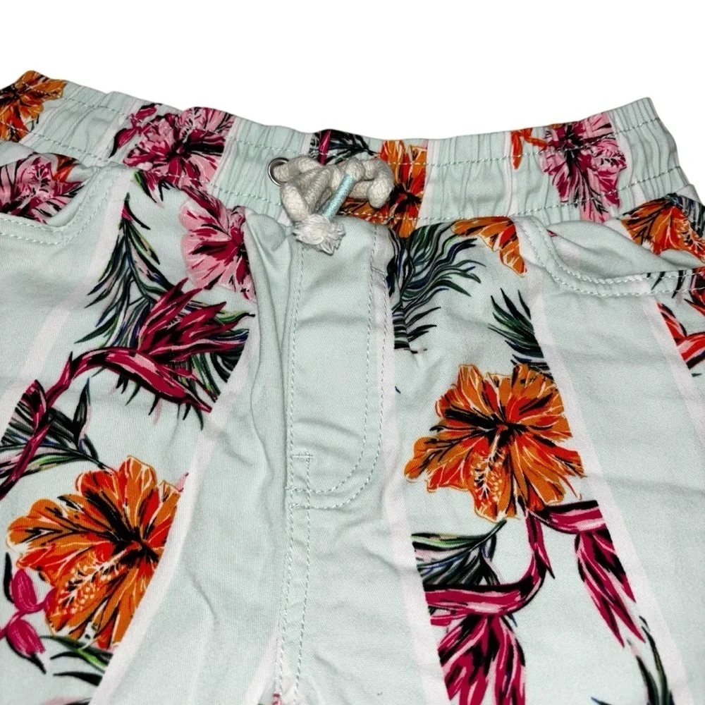 Good Vibes by Drill Clothing Co. Boy's S Small Bermuda Shorts Beach Palm Print